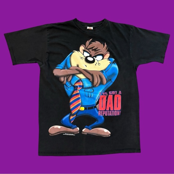 Looney Tunes Other - 90s Taz “Dad Reputation” Tee
